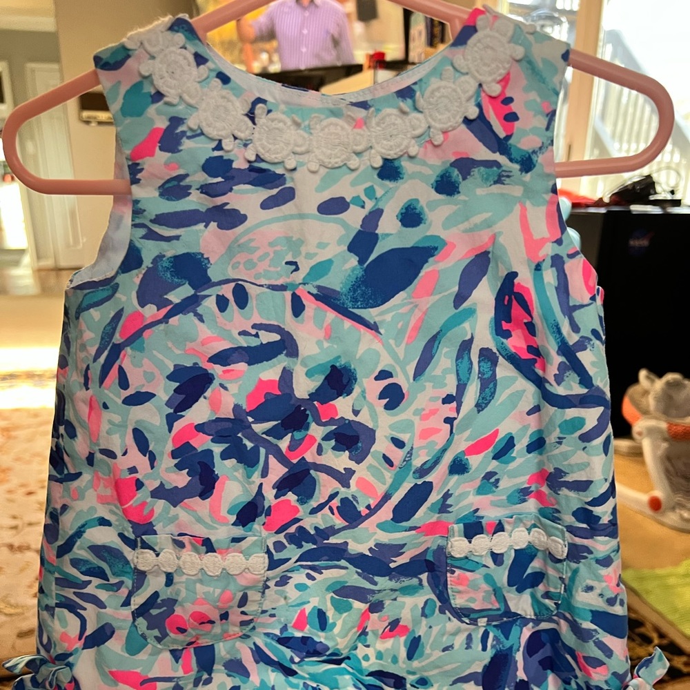 Baby Girl turtle print dress 12-18mo